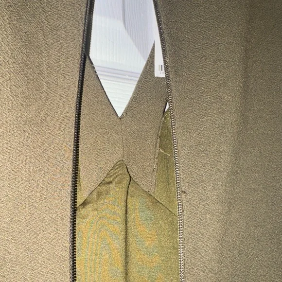 Bebe Chic Olive Green Midi Dress - Picture 10 of 11